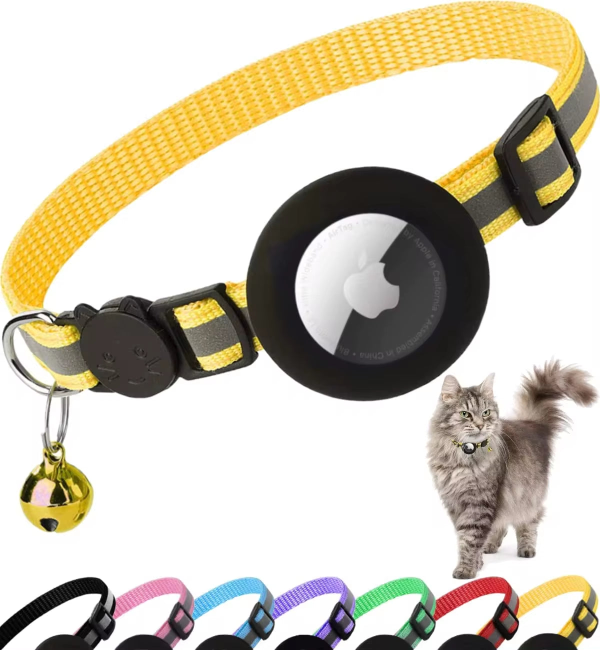 Airtag Cat, Reflective Kitten, 0.4 Inches