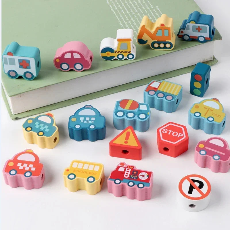 Montessori-Inspired Wooden, Fruit, Letter, and Number