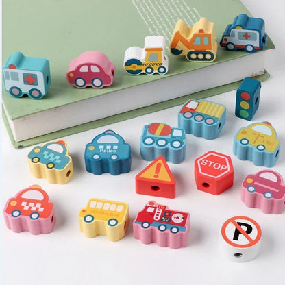 Montessori-Inspired Wooden, Fruit, Letter, and Number