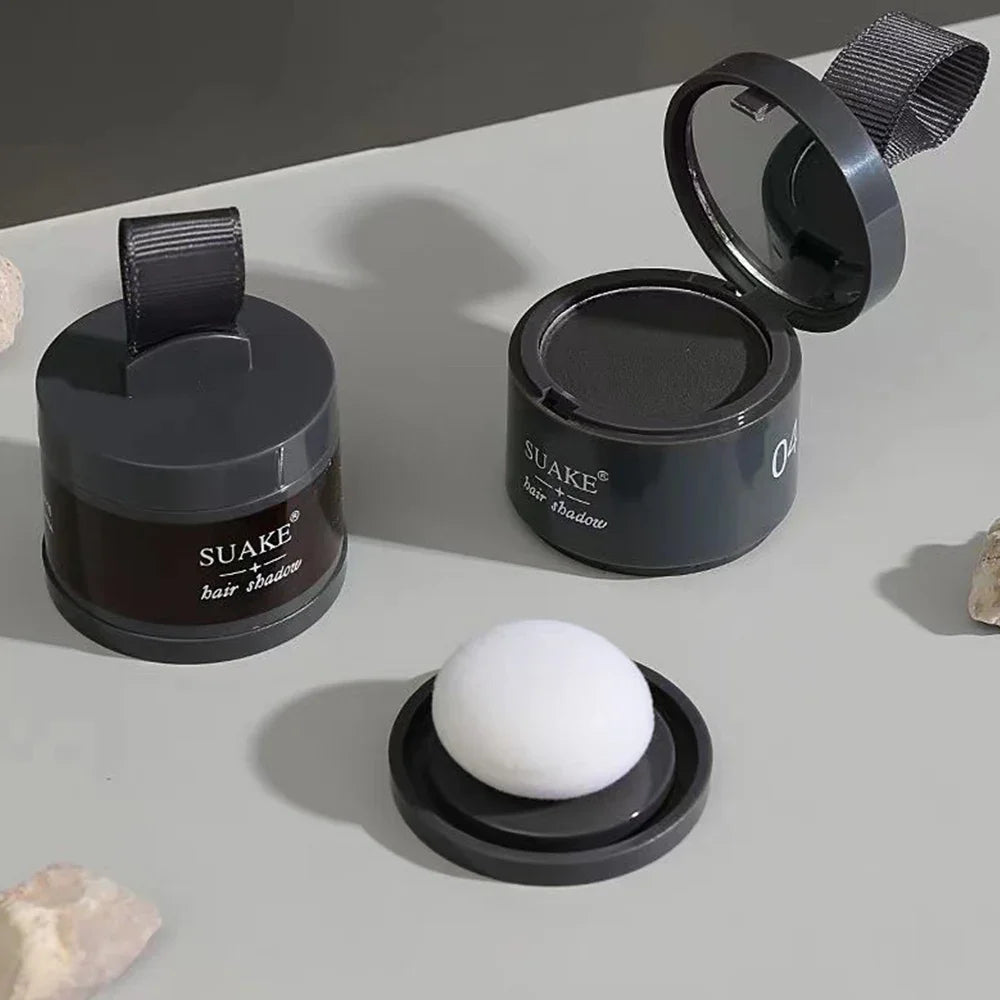 Polvo de sombra de cabello para la corrección de la línea del cabello y el control de los bordes - Corrector natural para mejorar la belleza
