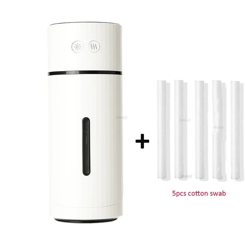Humidificador de aire inalámbrico de 260ML Difusor de aromaterapia USB Batería recargable de 1000Mah Fabricante de niebla fría ultrasónica Nebulizador silencioso