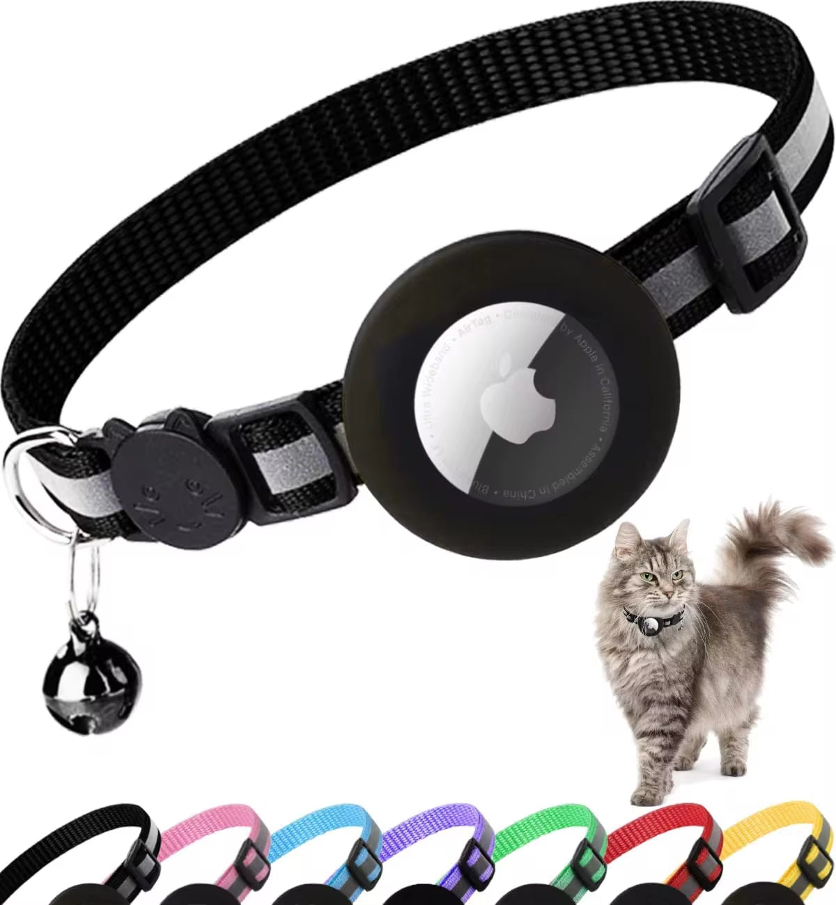 Airtag Cat, Reflective Kitten, 0.4 Inches