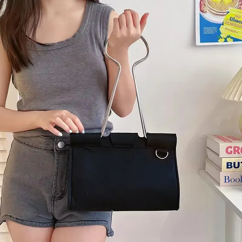 Bolso de hombro de fieltro de alta capacidad para mujer 2024 - Bolso de mano de moda para uso en la oficina