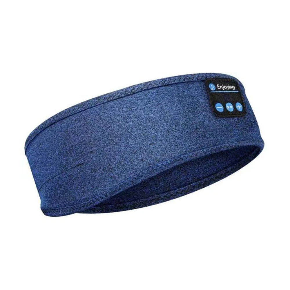 Auriculares compatibles con Bluetooth Diadema deportiva para dormir Auriculares inalámbricos elásticos Máscara musical Diadema inalámbrica para los ojos