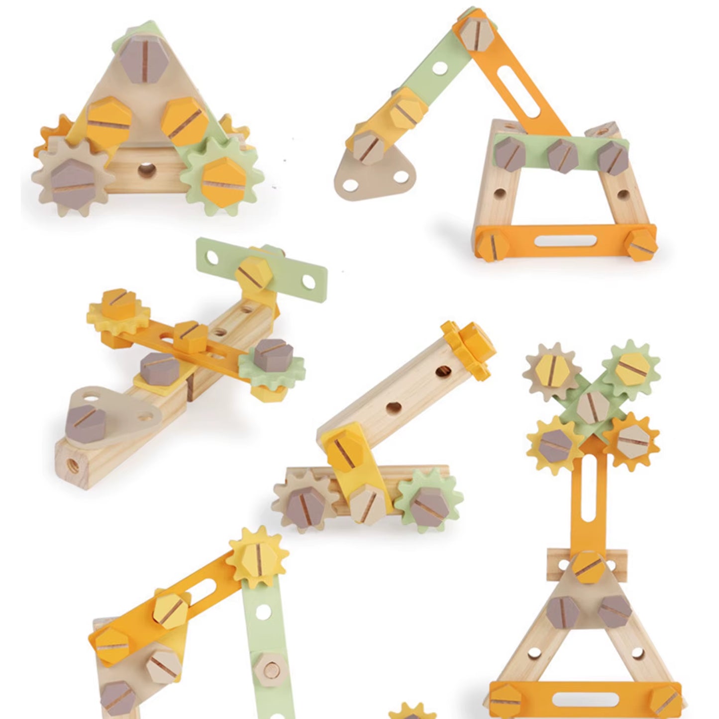 Multifunctionele houten gereedschapsbank speelset voor kinderen van 3-5 jaar - ideale doe-het-zelf reparatieset voor jongens en meisjes