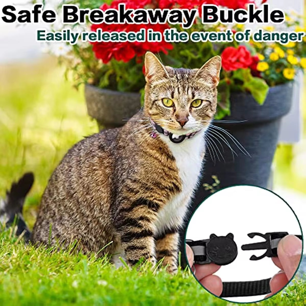 Airtag Cat, Reflective Kitten, 0.4 Inches