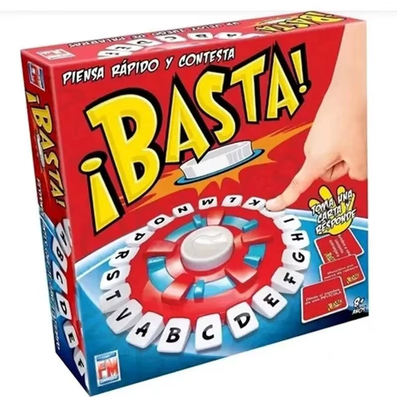 Basta: Juego de mesa de vocabulario en español atractivo para reuniones familiares y entornos educativos
