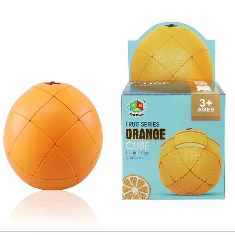 Fanxin Creatief Fruit Magische Kubus Banaan Appel Citroen Sinaasappel Peer Perzik Vroeg Leren Magische Kubus Kindergeschenken