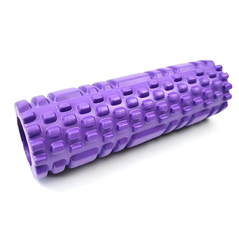 Rodillo de espuma de 26 cm para yoga y pilates - Equipo de fitness de gimnasio para masajes de espalda y entrenamientos en casa
