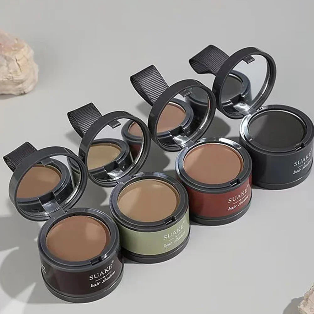 Polvo de sombra de cabello para la corrección de la línea del cabello y el control de los bordes - Corrector natural para mejorar la belleza