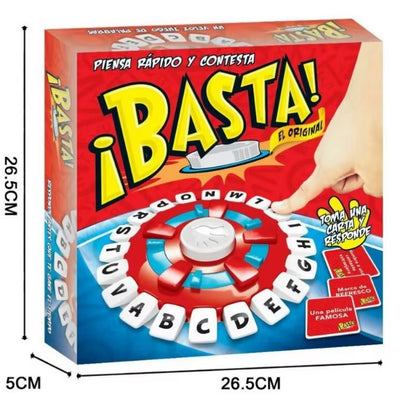 Basta: Juego de mesa de vocabulario en español atractivo para reuniones familiares y entornos educativos