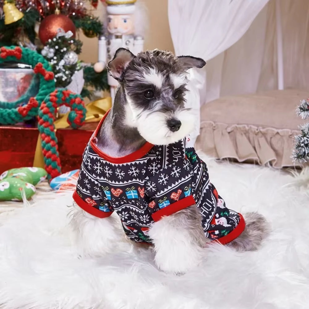 Huisdier Hond Kerst Shirt Kleding Xmas Vest Zachte Shirts Vakantie Kleine Hond Kleding Sneeuwpop Gedrukt Puppy Kostuum voor Katten of Honden