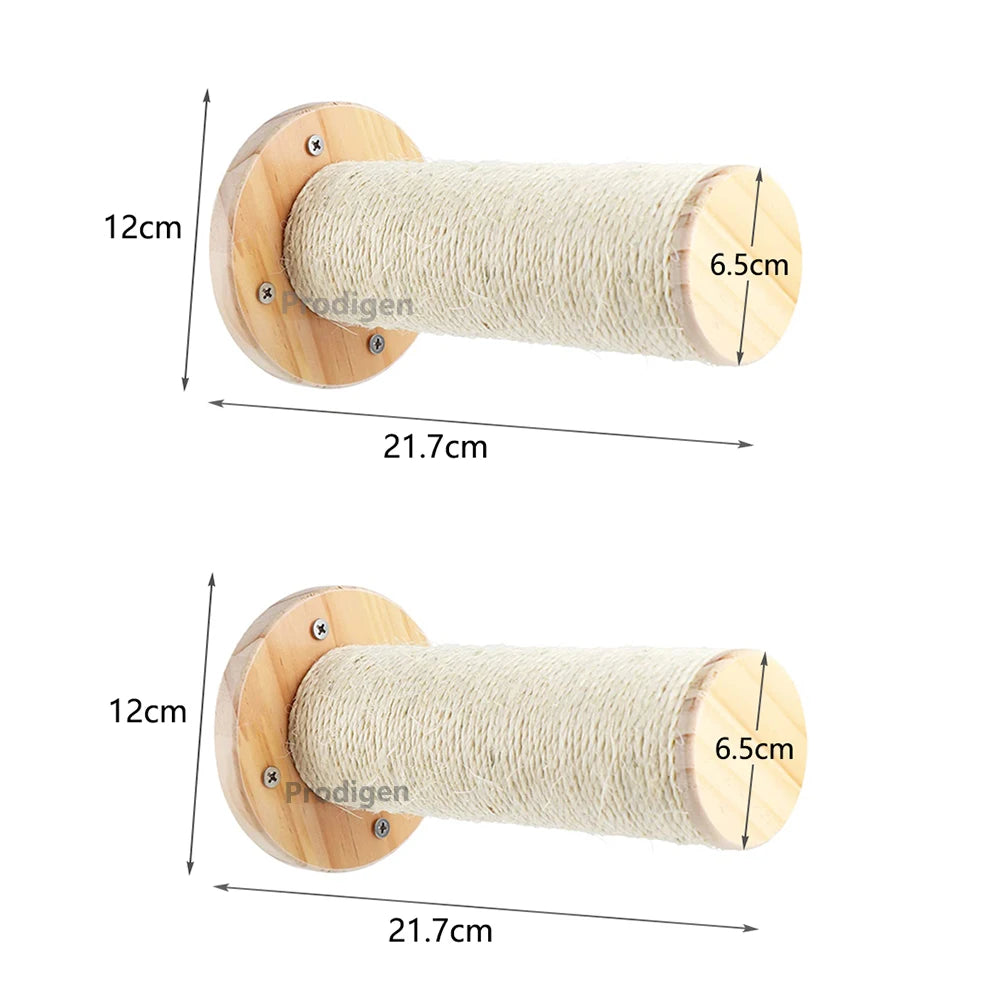 Kat Muur Klimmen Plank Stappen Ladder Krabpaal Scratcher Bed Schuilhuis voor Katten Boomtoren Huisdier Meubels Accessoires