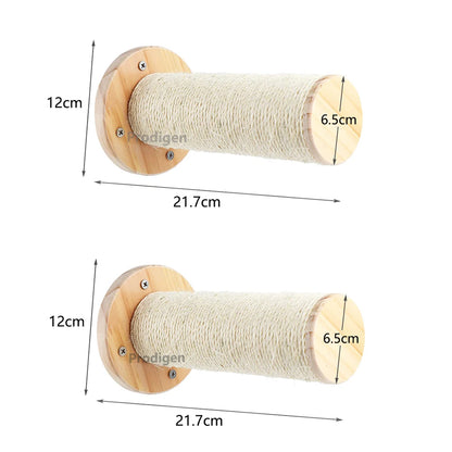 Kat Muur Klimmen Plank Stappen Ladder Krabpaal Scratcher Bed Schuilhuis voor Katten Boomtoren Huisdier Meubels Accessoires