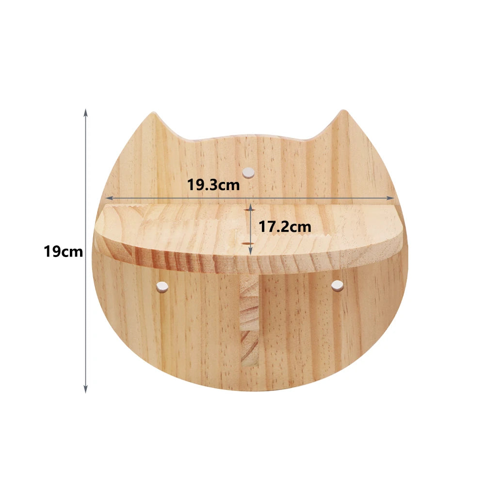 Kat Muur Klimmen Plank Stappen Ladder Krabpaal Scratcher Bed Schuilhuis voor Katten Boomtoren Huisdier Meubels Accessoires