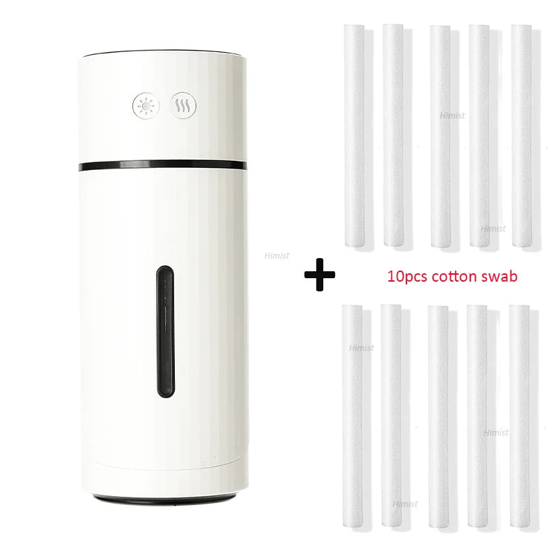 Humidificador de aire inalámbrico de 260ML Difusor de aromaterapia USB Batería recargable de 1000Mah Fabricante de niebla fría ultrasónica Nebulizador silencioso