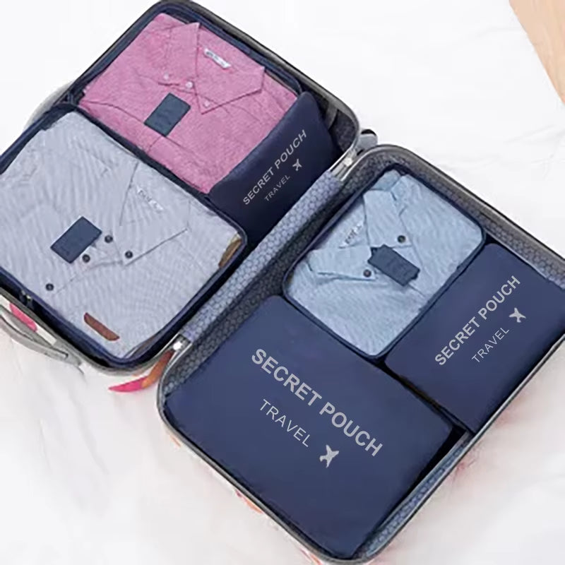 6-Piece Set, Blue, and Grey