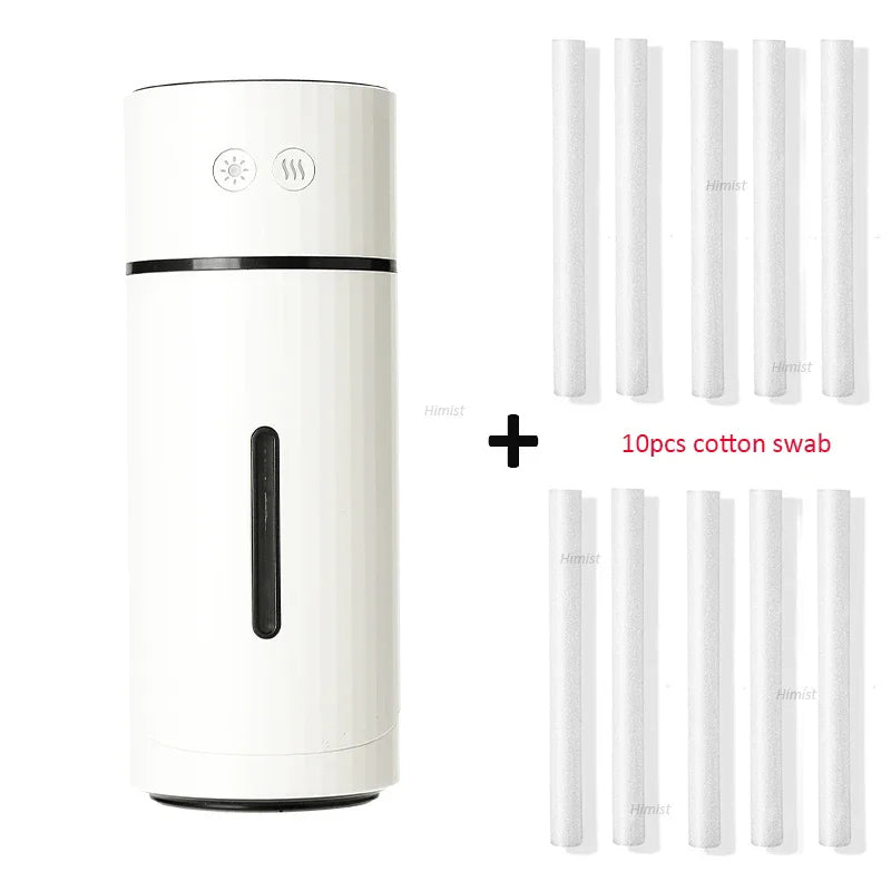 Humidificador de aire inalámbrico de 260ML Difusor de aromaterapia USB Batería recargable de 1000Mah Fabricante de niebla fría ultrasónica Nebulizador silencioso