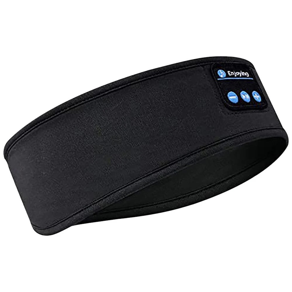 Auriculares compatibles con Bluetooth Diadema deportiva para dormir Auriculares inalámbricos elásticos Máscara musical Diadema inalámbrica para los ojos