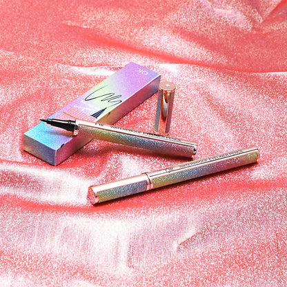Lápiz delineador de ojos líquido resistente al agua Starry Sky - Maquillaje de ojos de secado rápido para mujeres