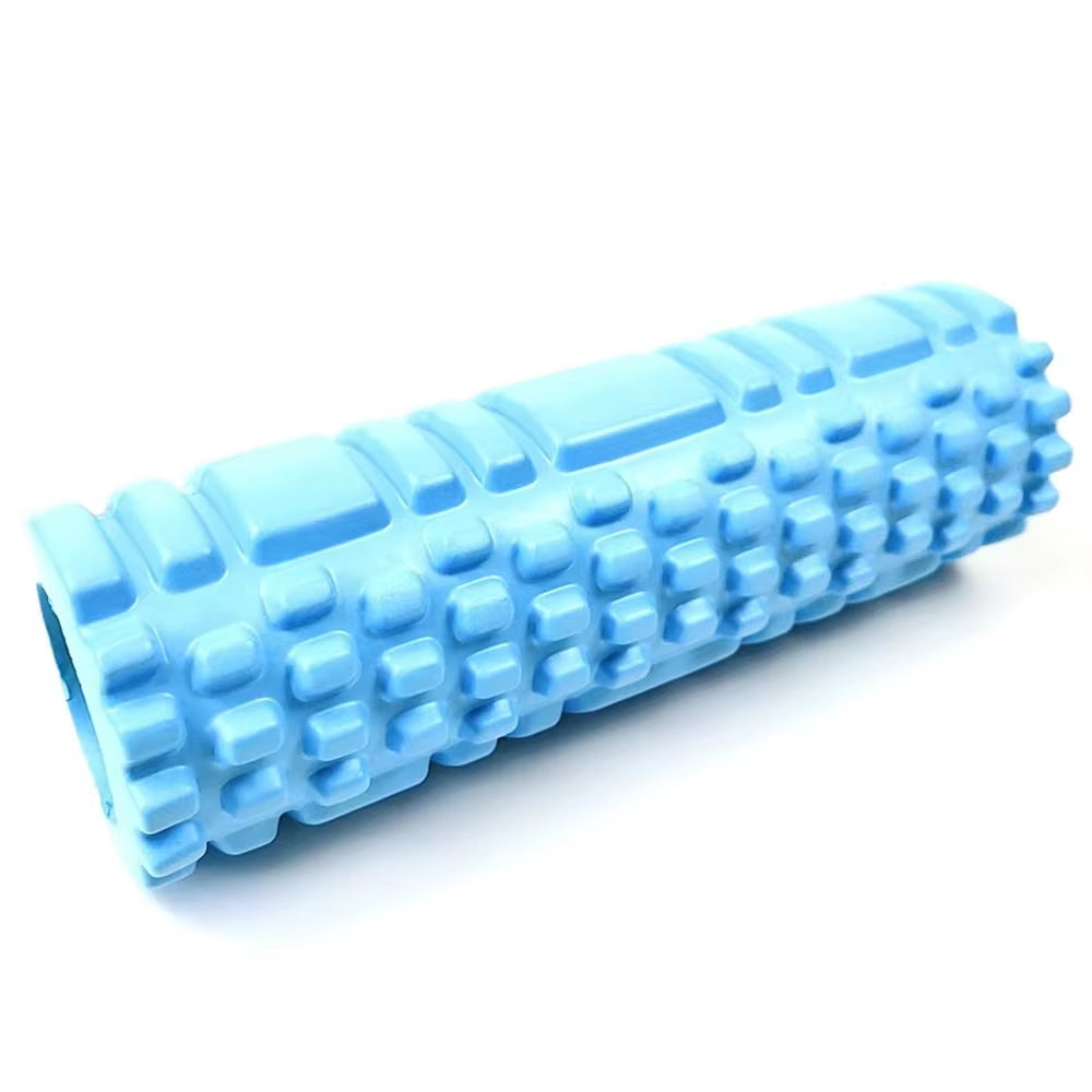 Rodillo de espuma de 26 cm para yoga y pilates - Equipo de fitness de gimnasio para masajes de espalda y entrenamientos en casa