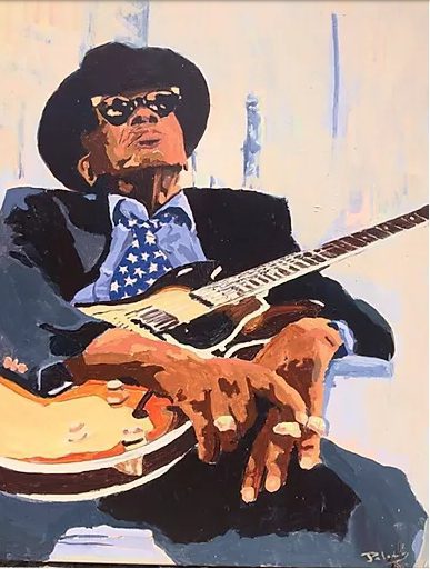 Palliative care, guitar on, symbol of