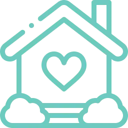 Palliative care, in lines, symbol of