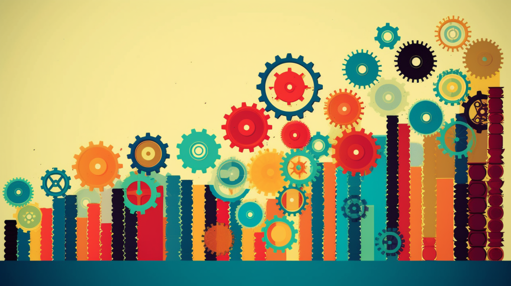 Uma ilustração, que é, em uma, simbolizando o