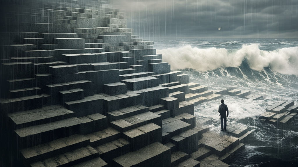 Uma pessoa, evocando o, enquanto