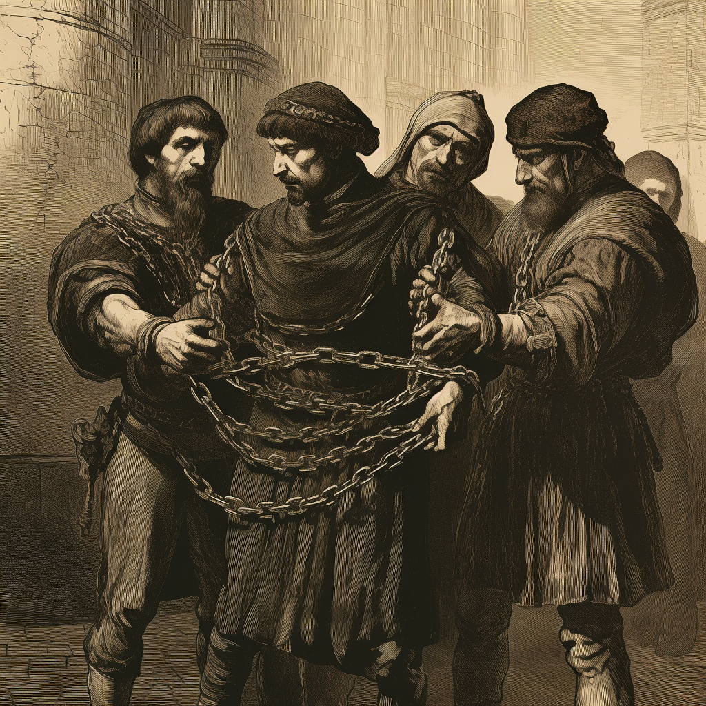 Quatro homens, o seu tenso