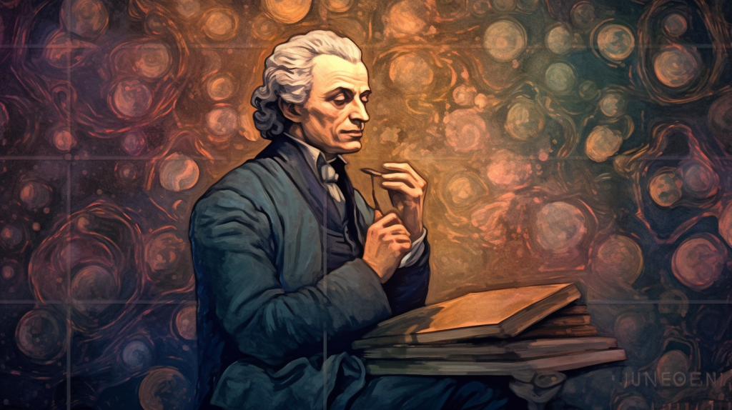 A man, gesturing like, circular patterns