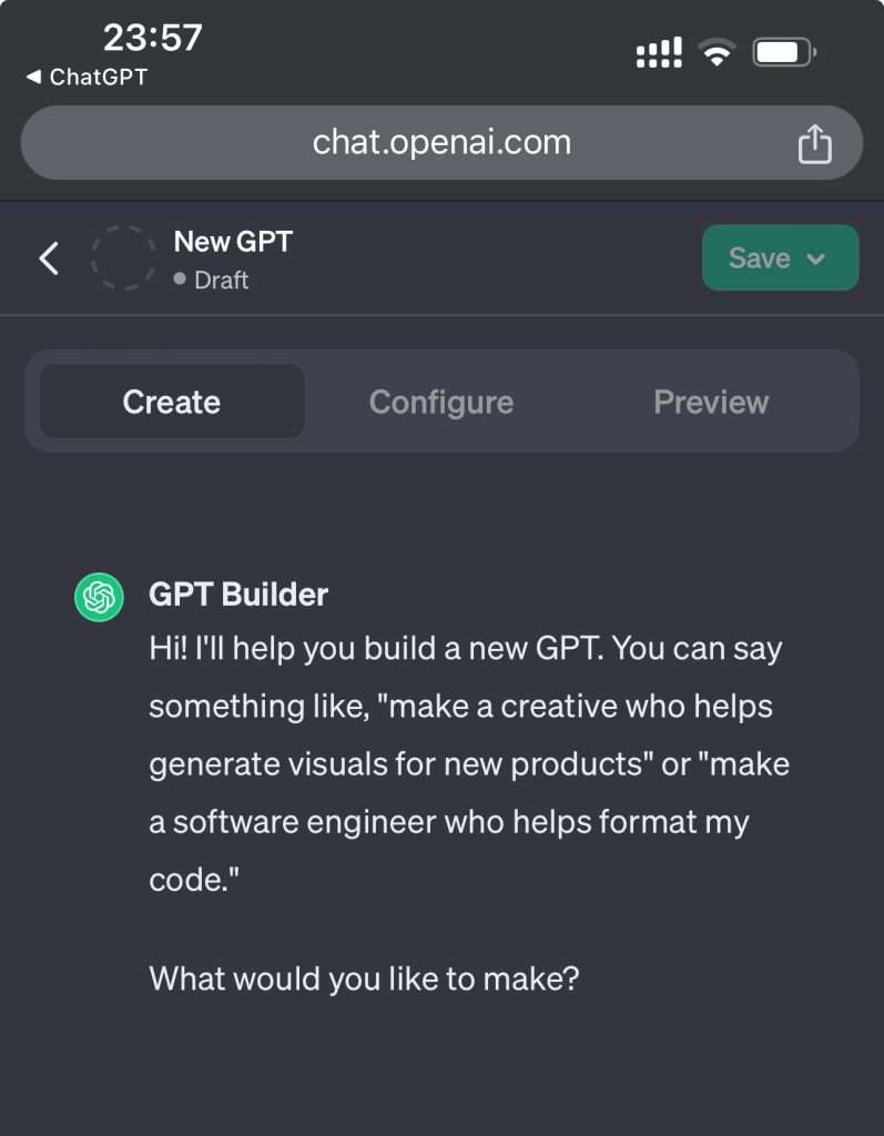 A screenshot, Hello! You, offering examples, Configure and