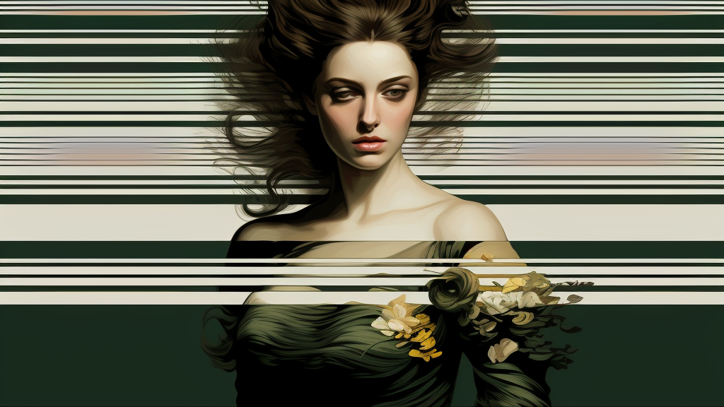 Una mujer, haciéndose eco