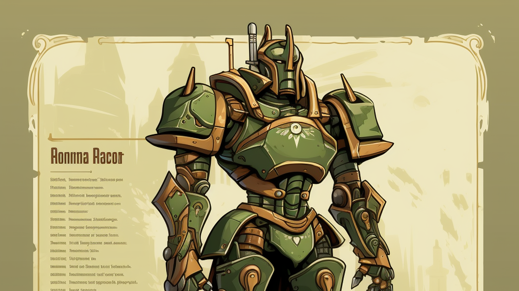 A detailed one, with the