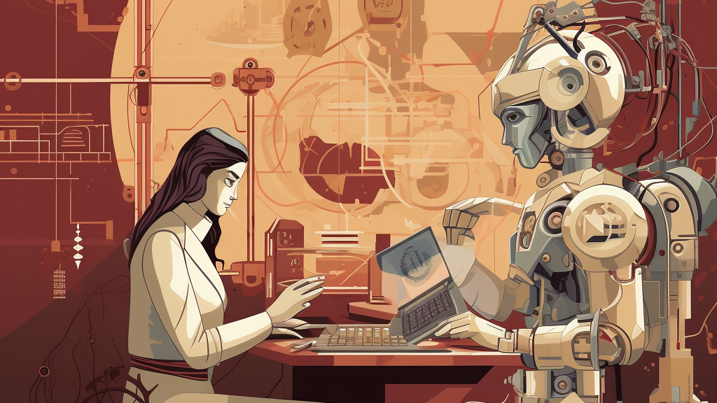 Uma mulher, ilustrando estratégia