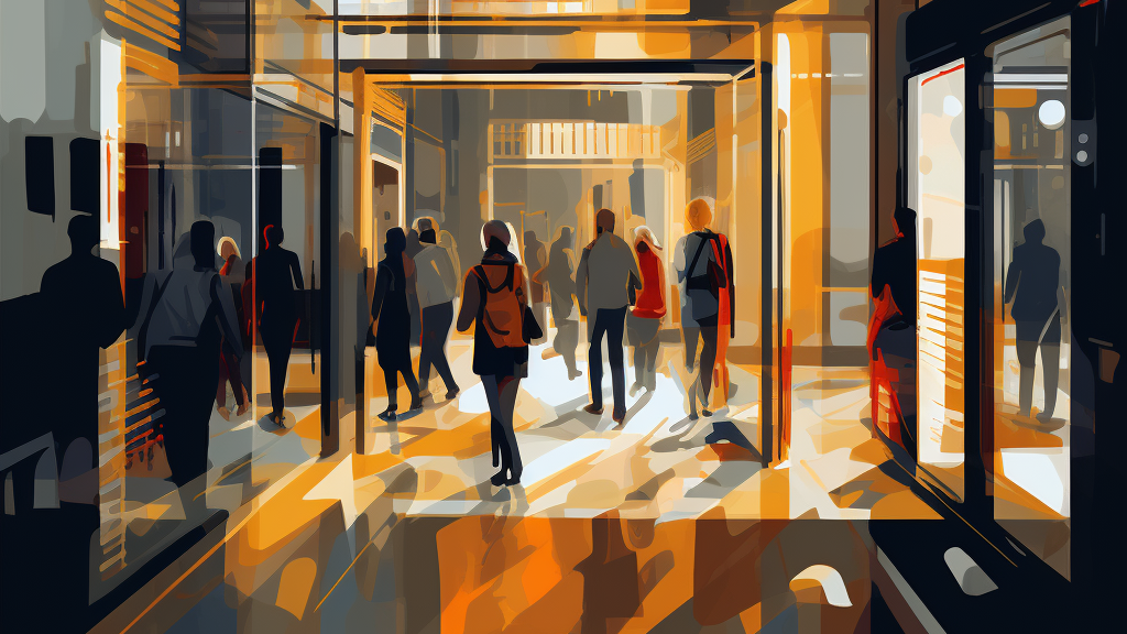 Un grupo, moderno y, sugiere la