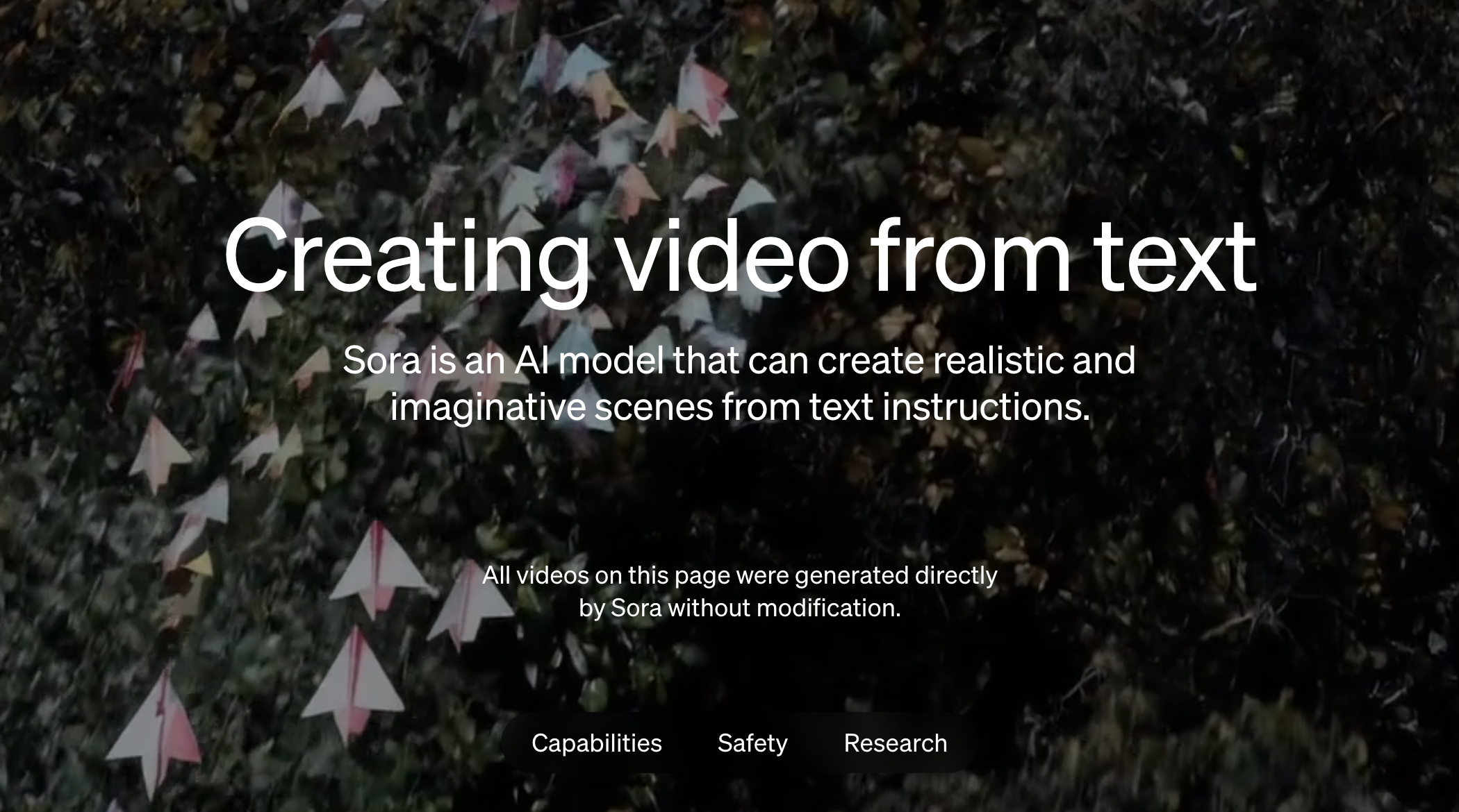 Criar vídeo a partir de texto agora é possível com OpenAI Sora