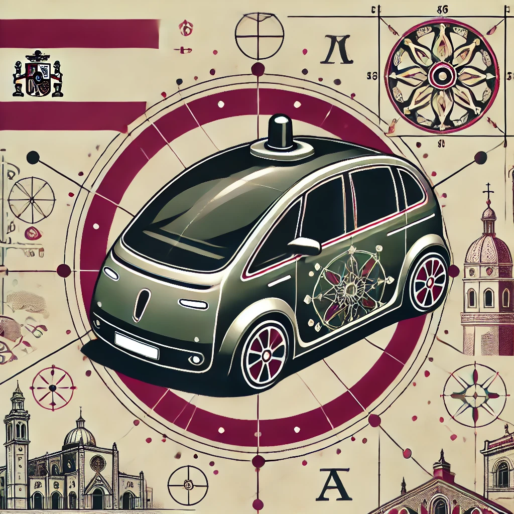 Ilustração de bandeiras espanholas, destacando o