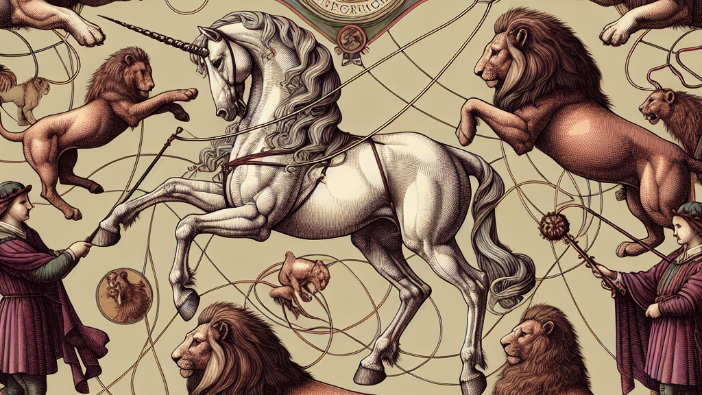 Ilustração detalhada, rodeada por, com dois, inspirados por, interligar o