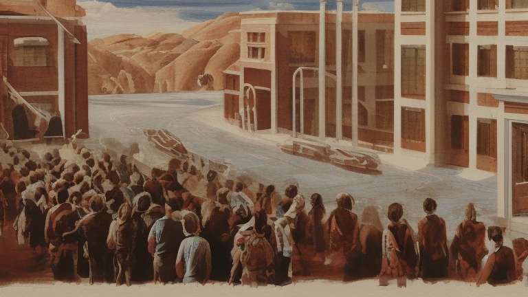 Un numeroso, destacando la