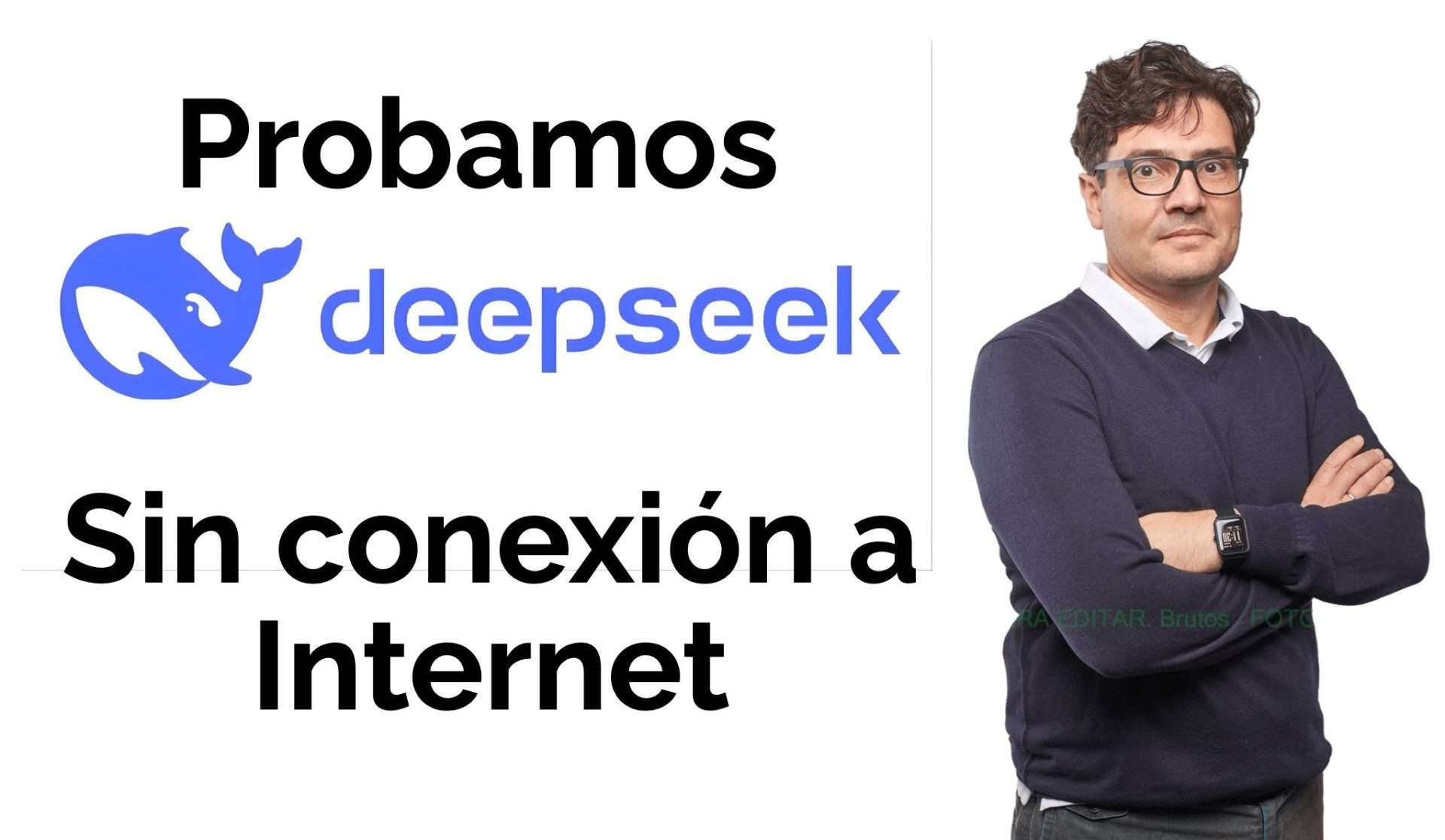 Um homem, destacando o