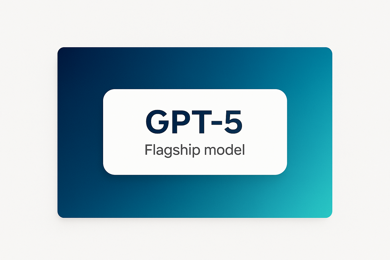 GPT-5 é o novo modelo emblemático da OpenAI