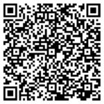 Un code qr noir sur fond noir.