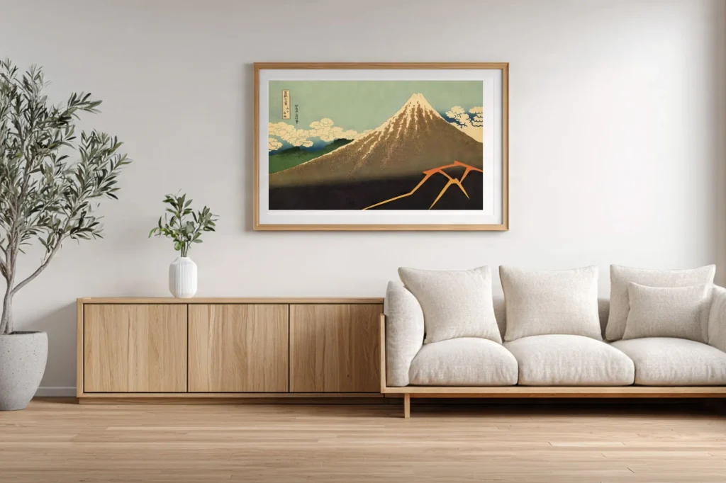 Hokusai 36 Views No.01 - #001 Rainstorm Beneath the Summit — Hokusai’