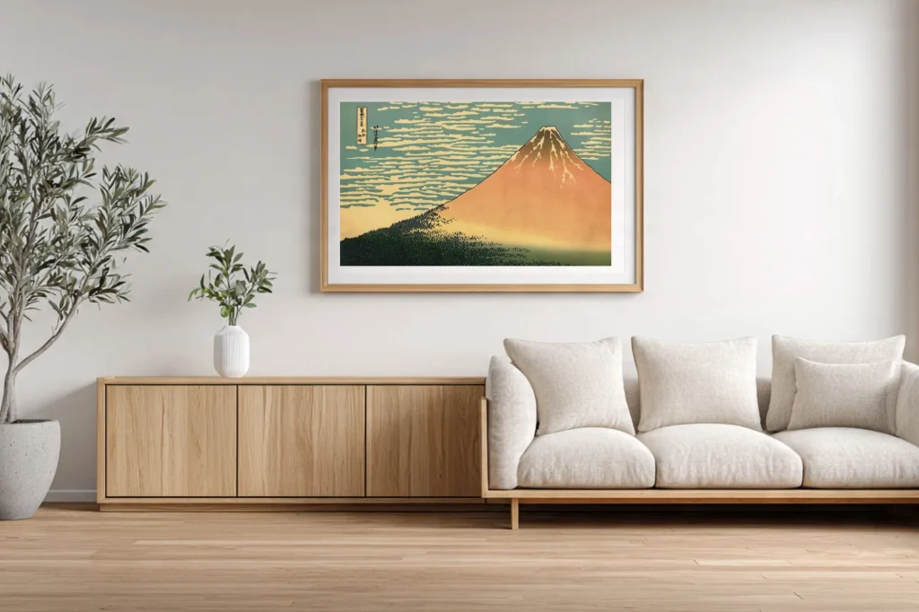 Hokusai 36 Views No.02 - #002 Fine Wind, Clear Morning – Hokusai̵