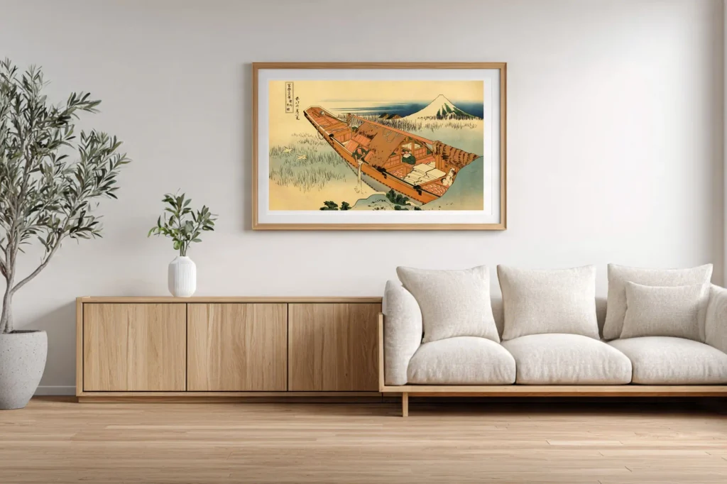 Hokusai 36 Views No.04 - #004 Ushibori in Hitachi Province – Hokusai&