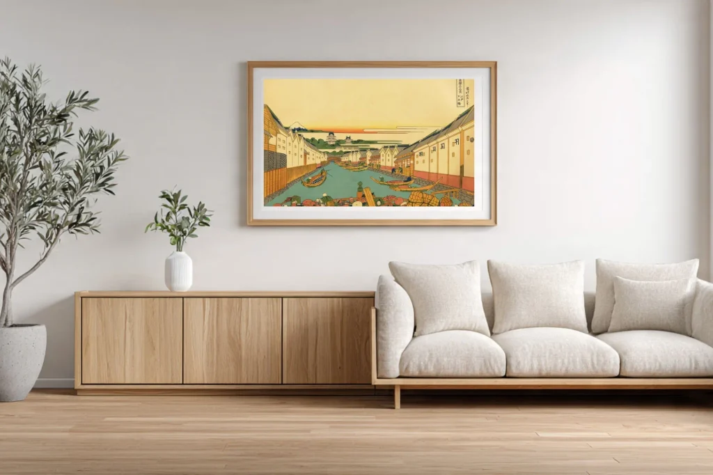 Hokusai 36 Views No.06 - #006 Nihonbashi Bridge in Edo – Hokusai̵