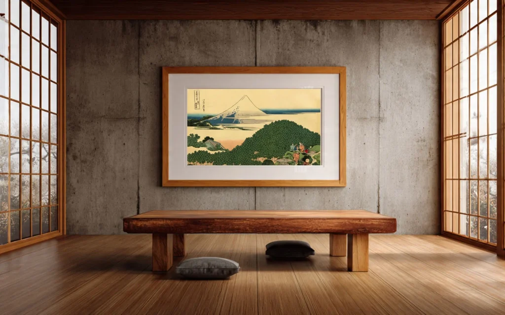 Hokusai 36 Views No.10 - #010 The Cushion Pine at Aoyama – Hokusai