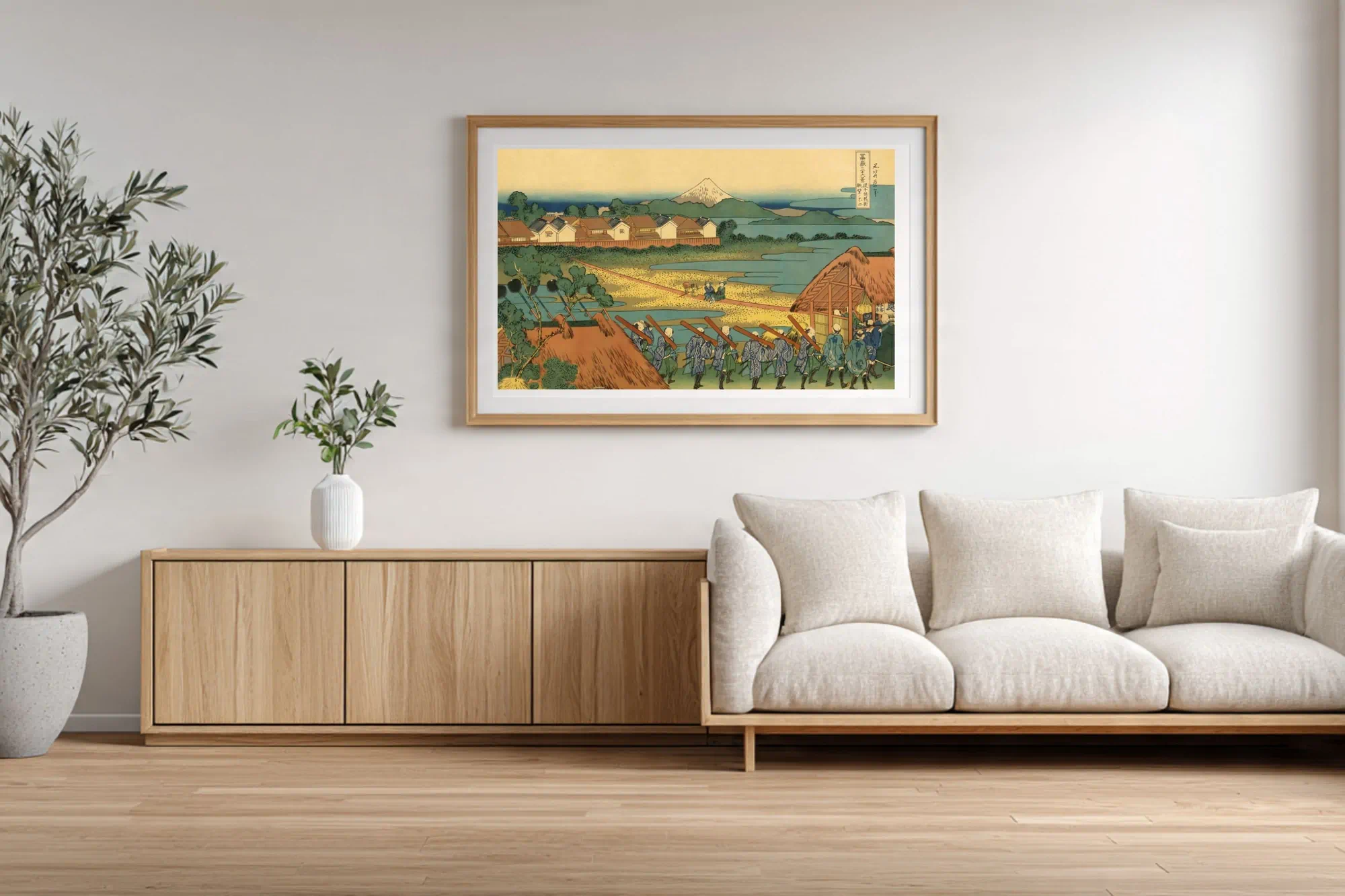 Fuji from Senju Pleasure Quarter