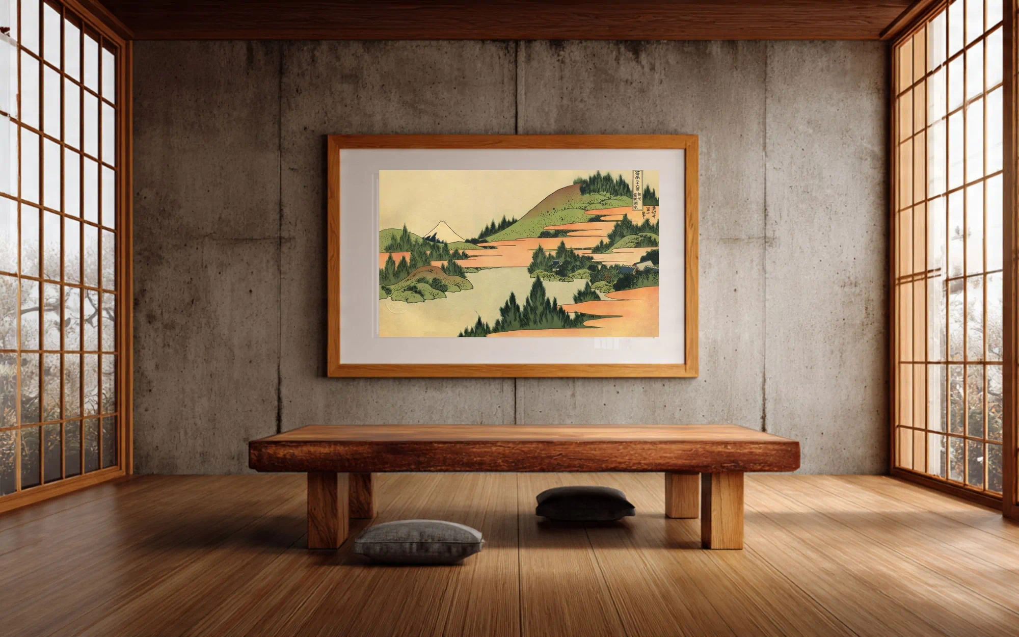 Lake Hakone in Sagami Province